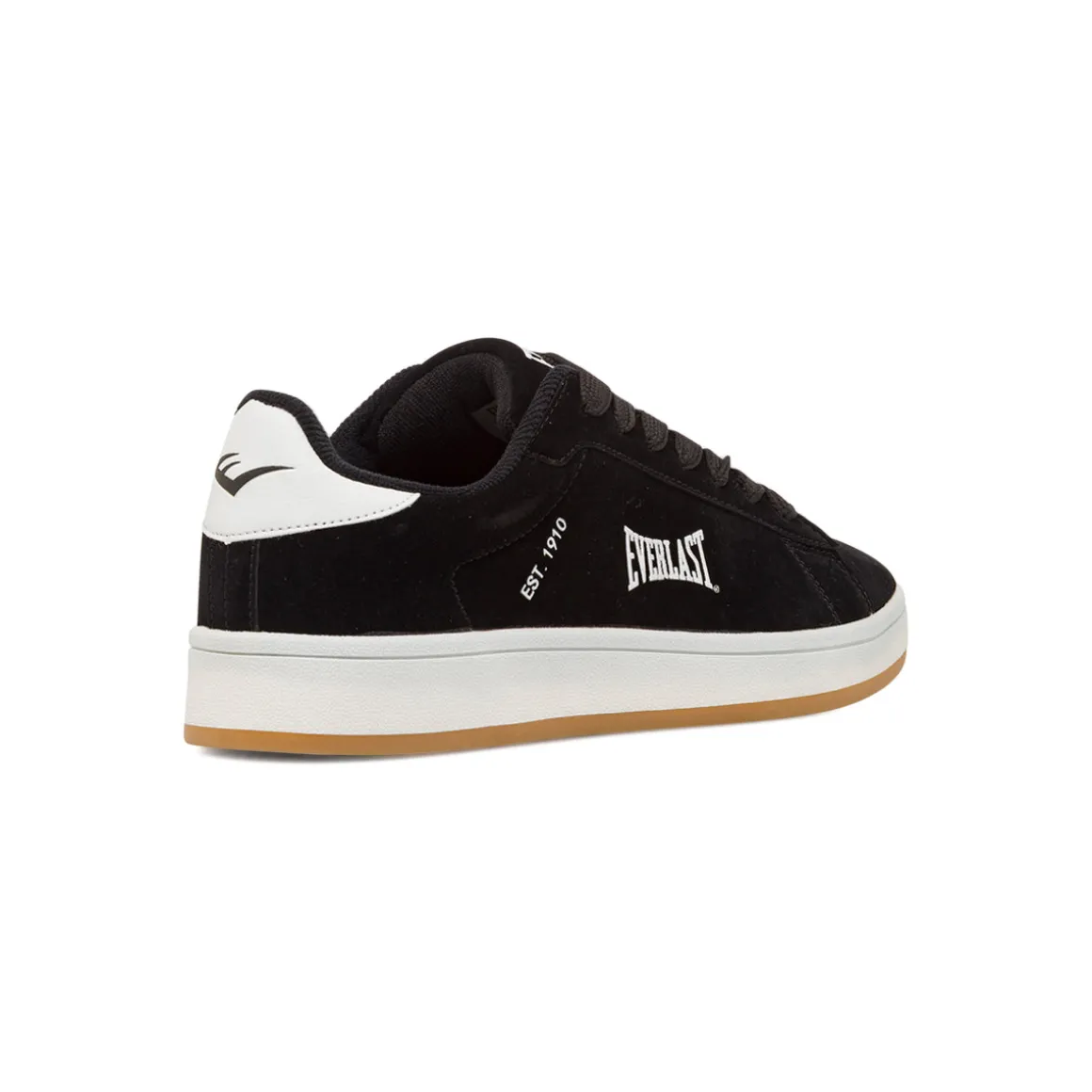 Sneakers Nere effetto velluto con logo Everlast