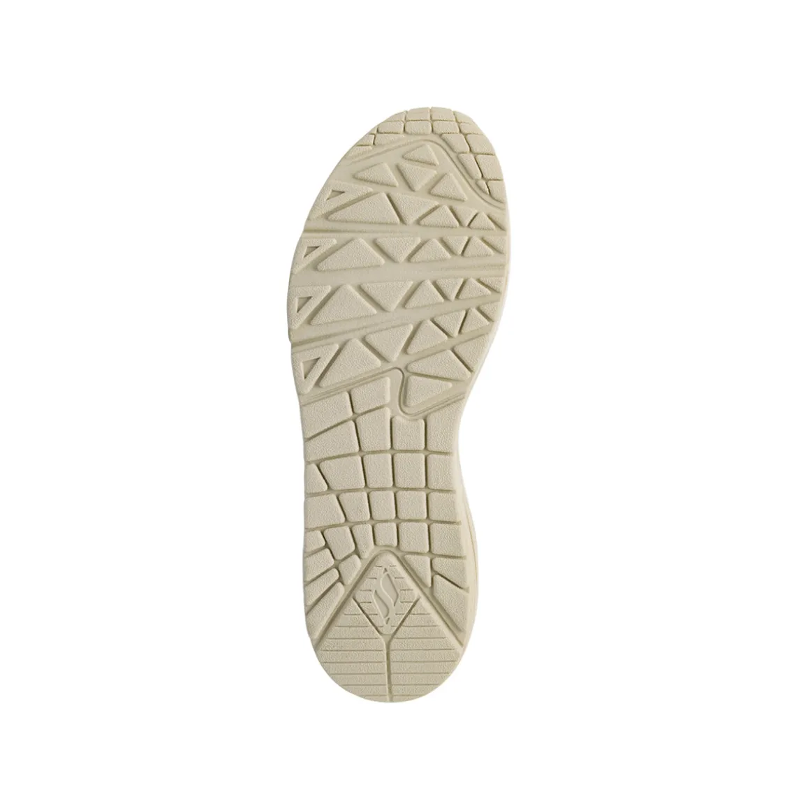 Sneakers nude da Donna con dettagli oro Skechers UNO