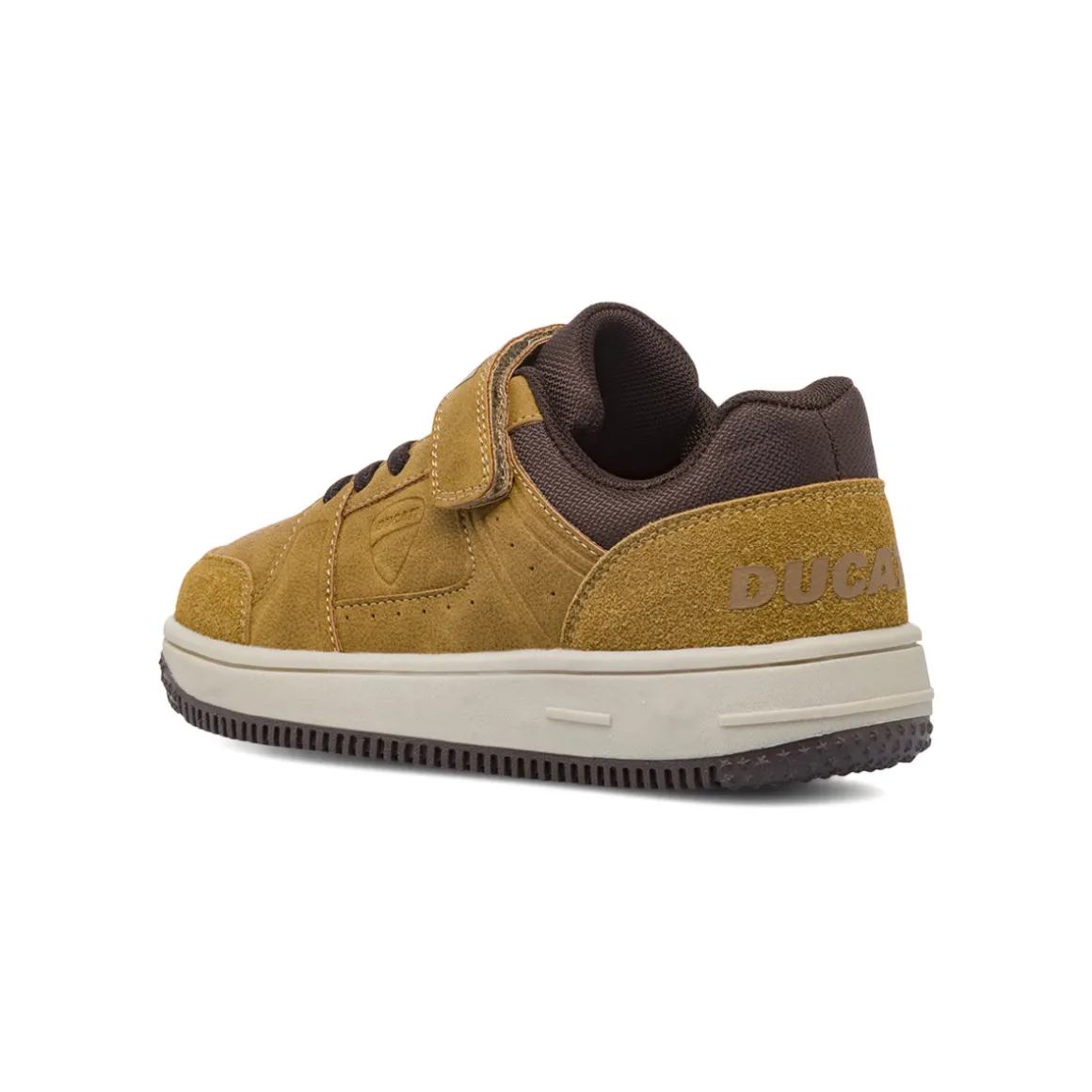 Sneakers ocra con chiusura a strappo da Bambino Ducati