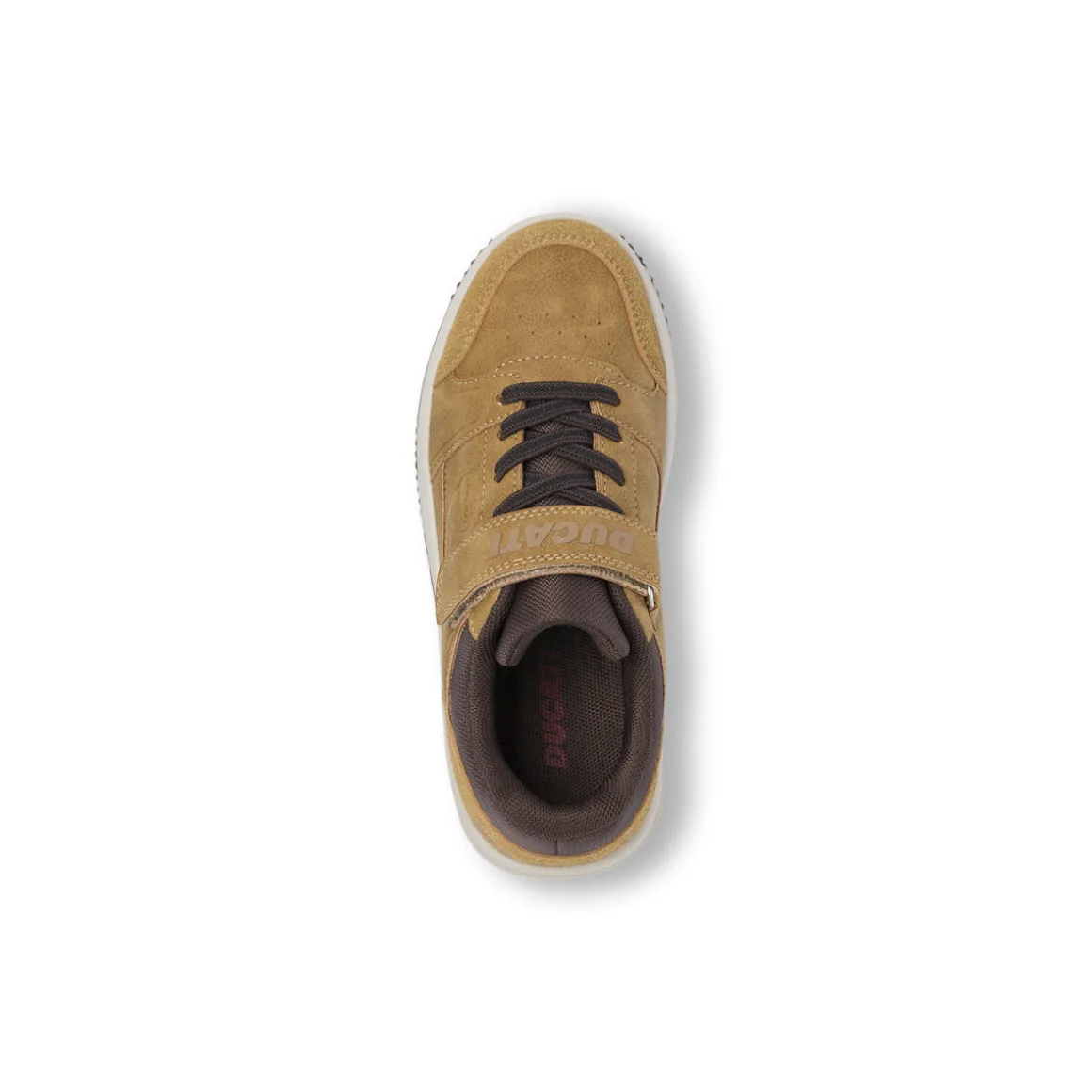 Sneakers ocra con chiusura a strappo da Bambino Ducati