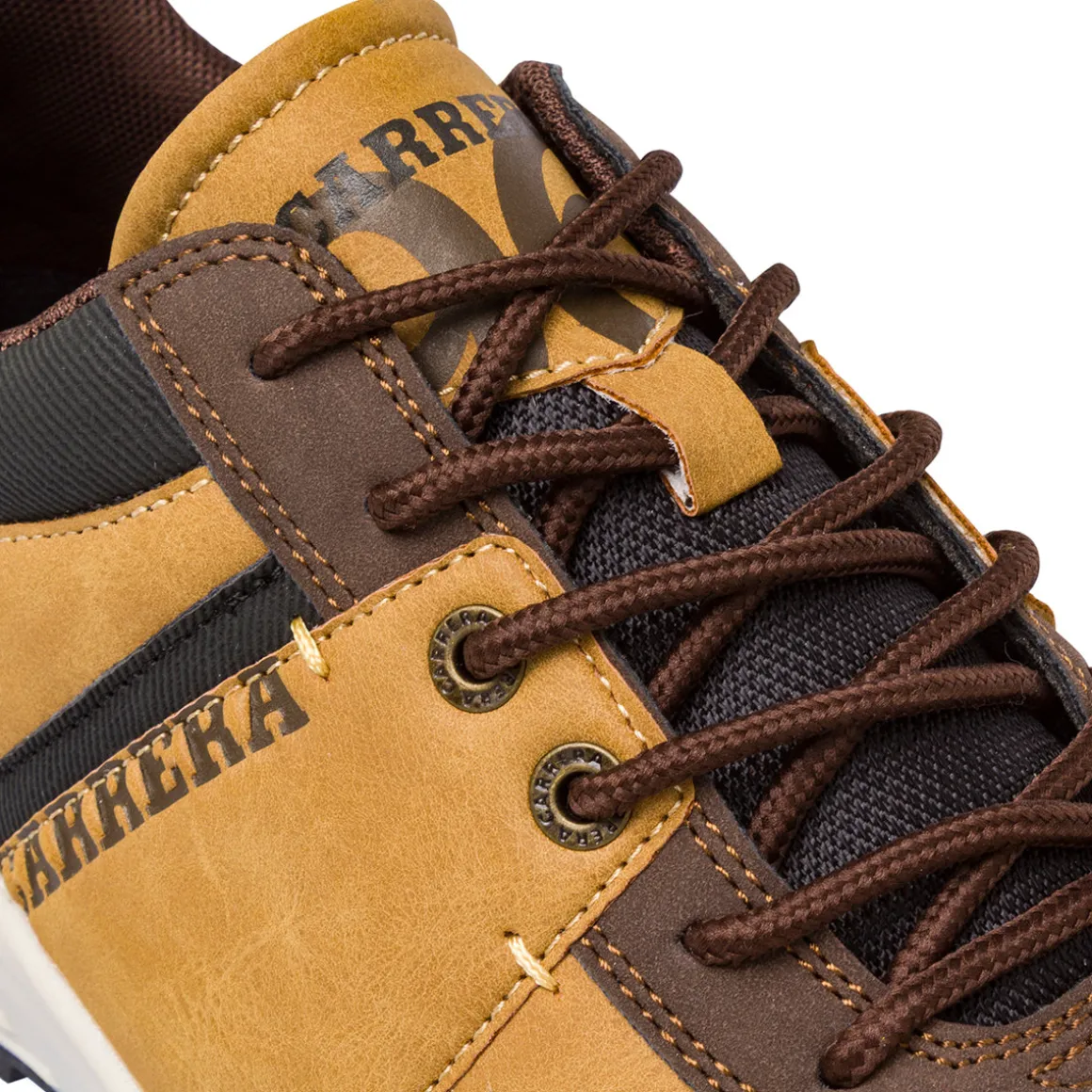 Sneakers ocra con inserti marroni da Uomo Carrera Jeans