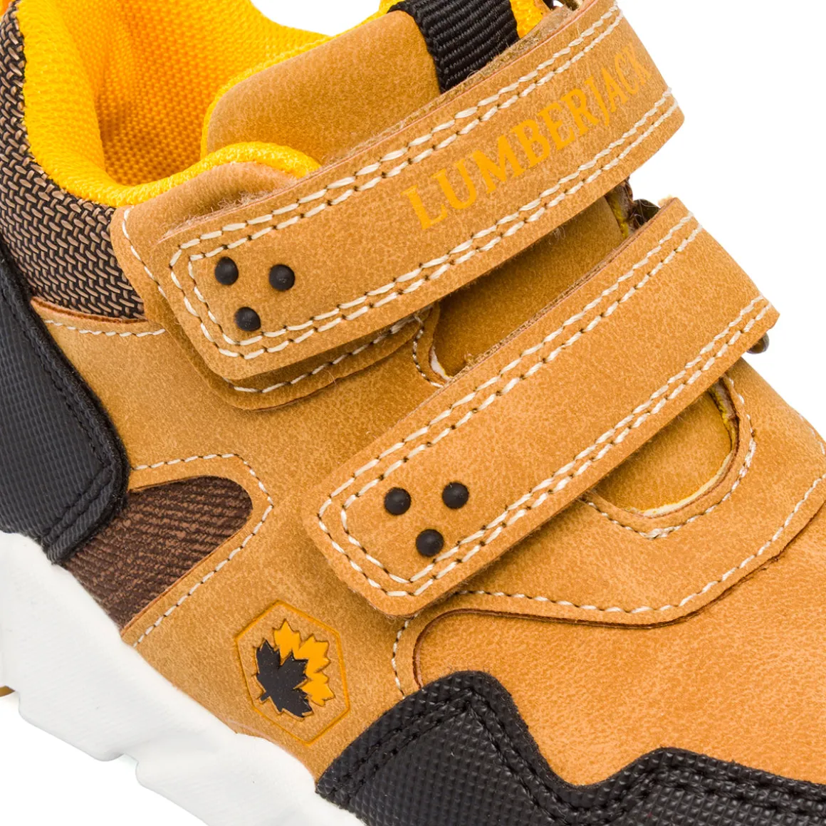 Sneakers ocra con strappo Primi passi Bambino Lumberjack