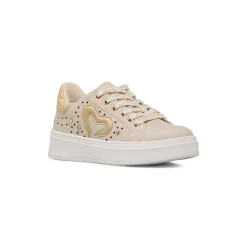 Sneakers oro da Bambina con dettagli glitter Dieci Baci