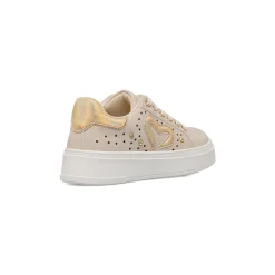 Sneakers oro da Bambina con dettagli glitter Dieci Baci