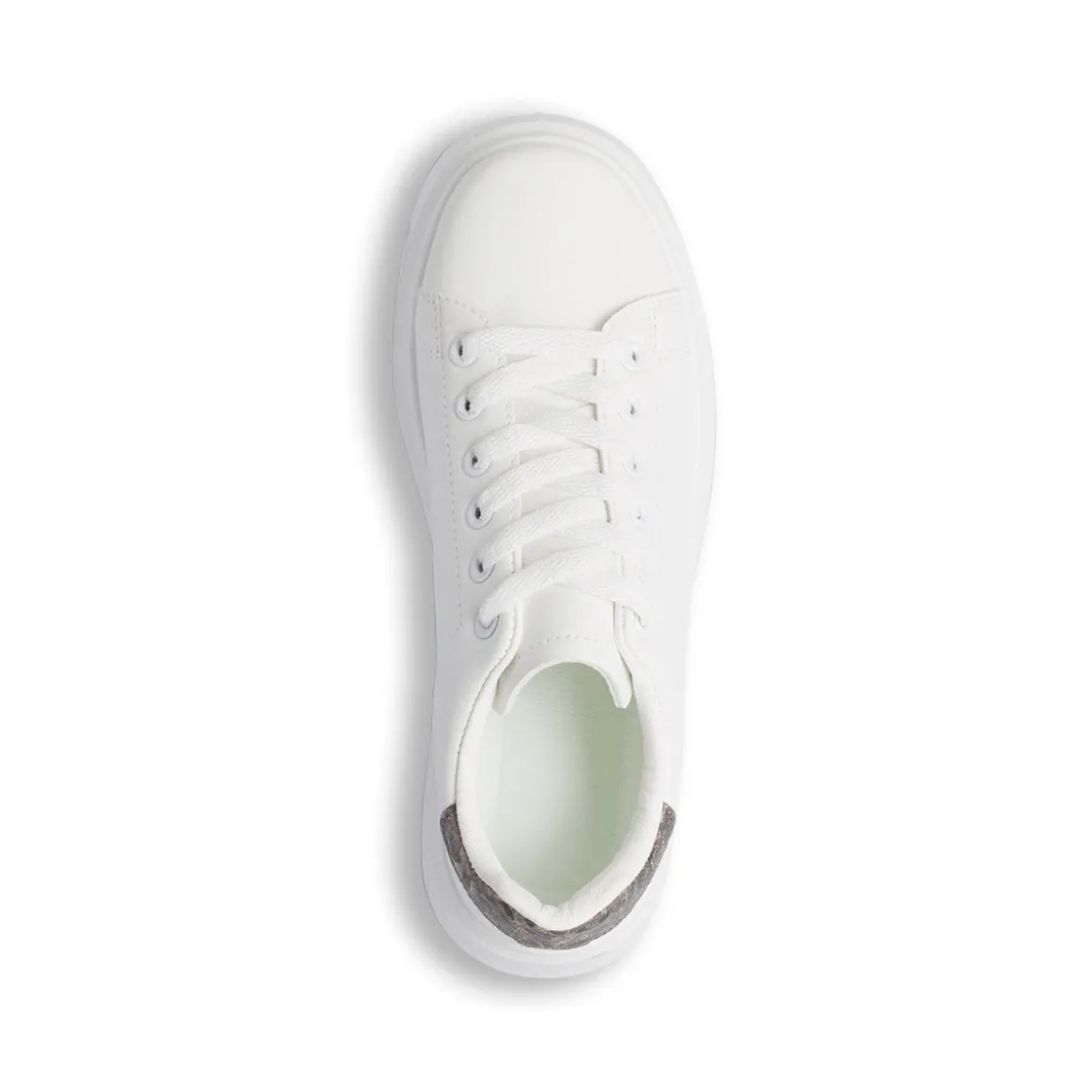 Sneakers platform da donna bianche Lora Ferres