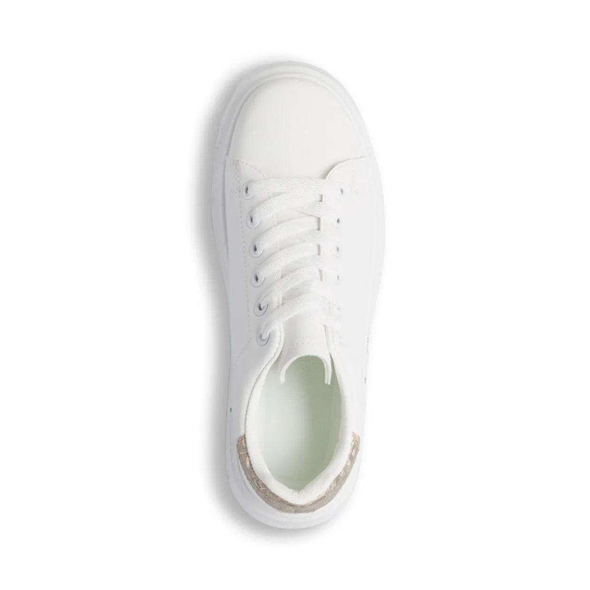 Sneakers platform da donna bianche Lora Ferres