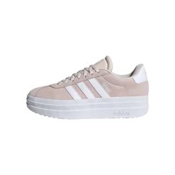 Sneakers platform rosa da donna in pelle adidas VL Court Bold