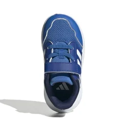 Sneakers primi passi bambino blu e bianche con logo adidas Tensaur Run 3.1