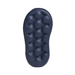 Sneakers primi passi bambino bianche e blu con doppio strappo adidas Grand Court 2.0