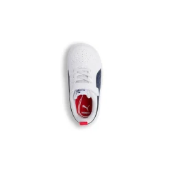 Sneakers primi passi bambino bianche con dettagli blu Puma Rickie