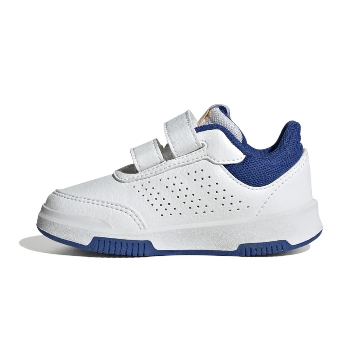 Sneakers primi passi bianche da bambino con dettagli gialli e blu adidas Tensaur Sport 2.0 CF I