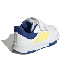 Sneakers primi passi bianche da bambino con dettagli gialli e blu adidas Tensaur Sport 2.0 CF I