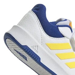 Sneakers primi passi bianche da bambino con dettagli gialli e blu adidas Tensaur Sport 2.0 CF I