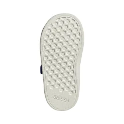 Sneakers Primi Passi blu per bambino con strappo adidas Grand Court