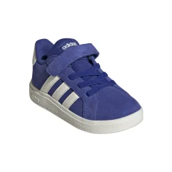 Sneakers Primi Passi blu per bambino con strappo adidas Grand Court
