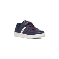 Sneakers ragazzo blu navy con dettagli rossi e bianchi e logo Nautica