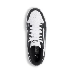 Sneakers ragazzo nere e bianche con logo Puma Reb-L