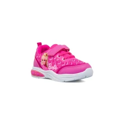 Sneakers rosa bambina primi passi Barbie con luci