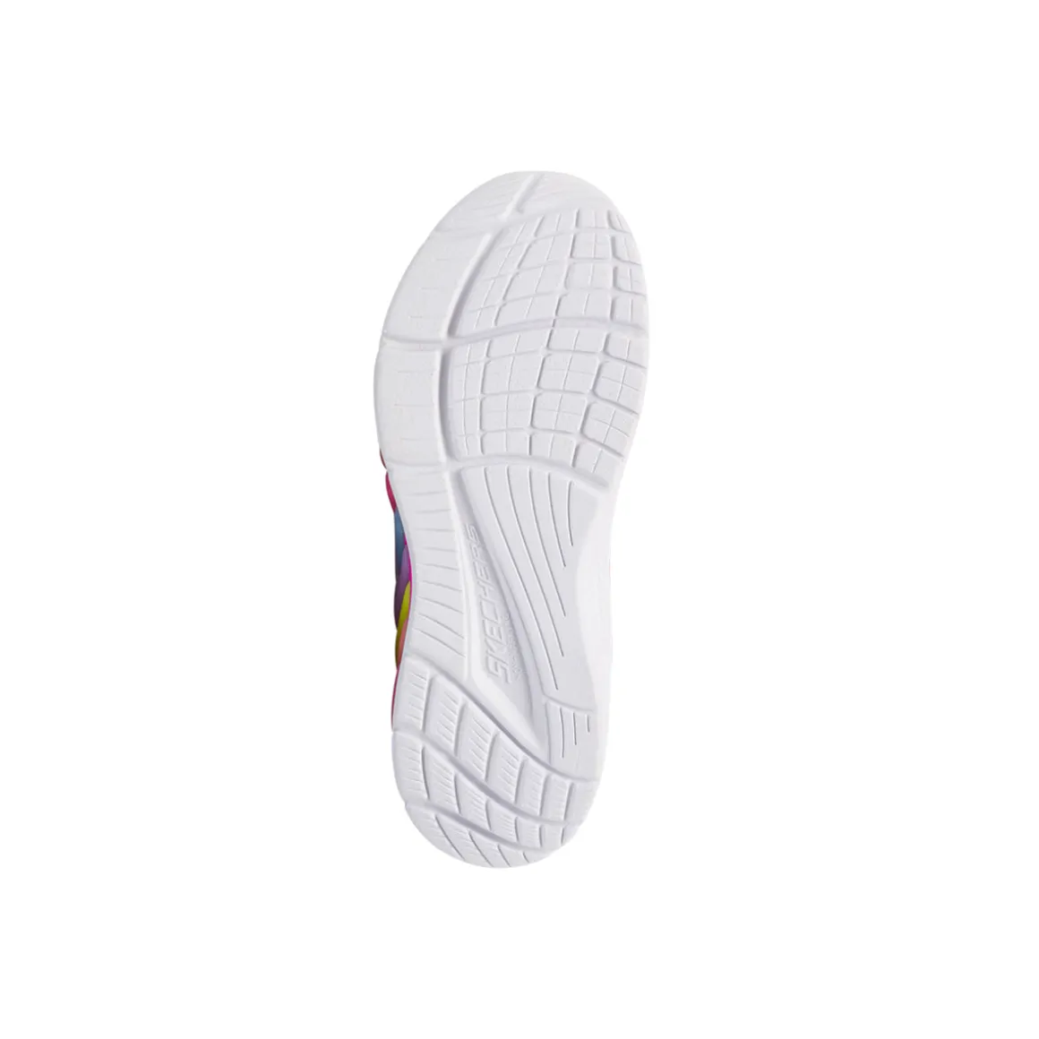 Sneakers rosa da bambina con luci Skechers S Lights Rainbow
