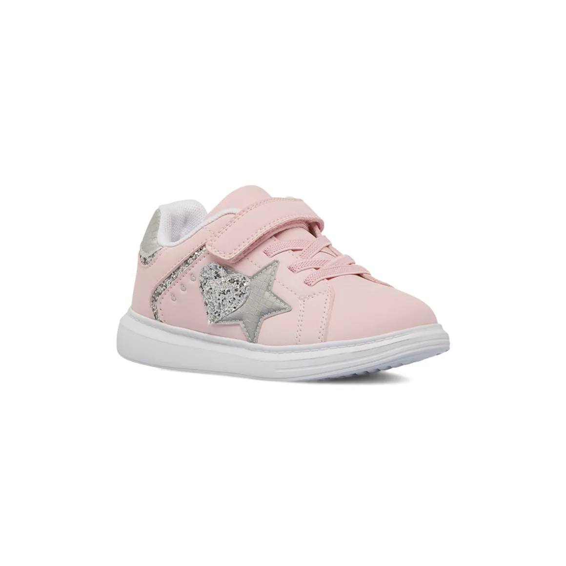 Sneakers rosa da Bambina con stella Dieci Baci