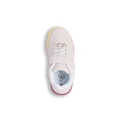 Sneakers rosa da bambina con stampe multicolore Le scarpe di Alice