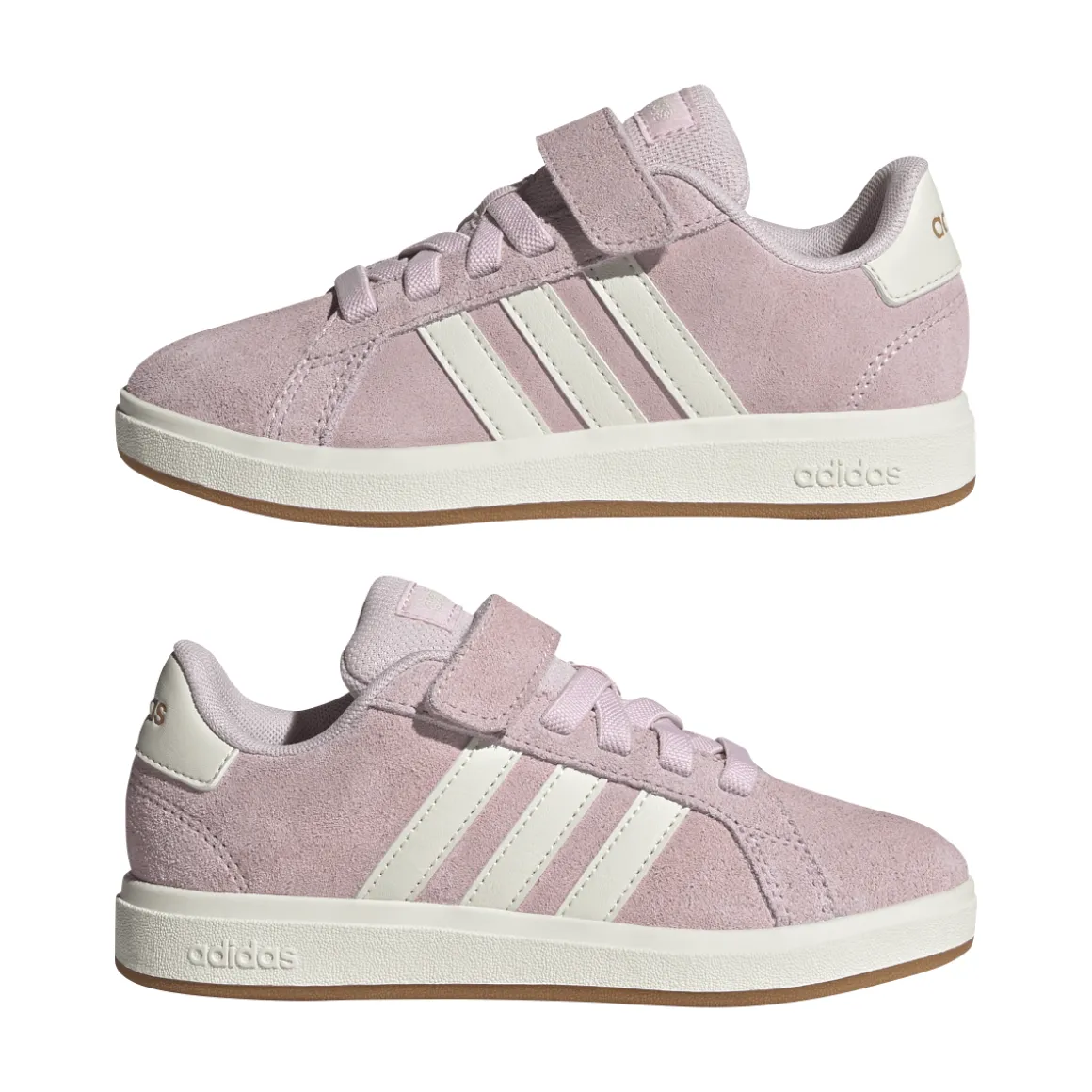 Sneakers Rosa da Bambina e Ragazza in tessuto effetto scamosciato GRAND COURT 00s adidas