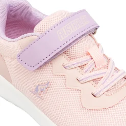 Sneakers rosa da bambina Australian con chiusura a strappo