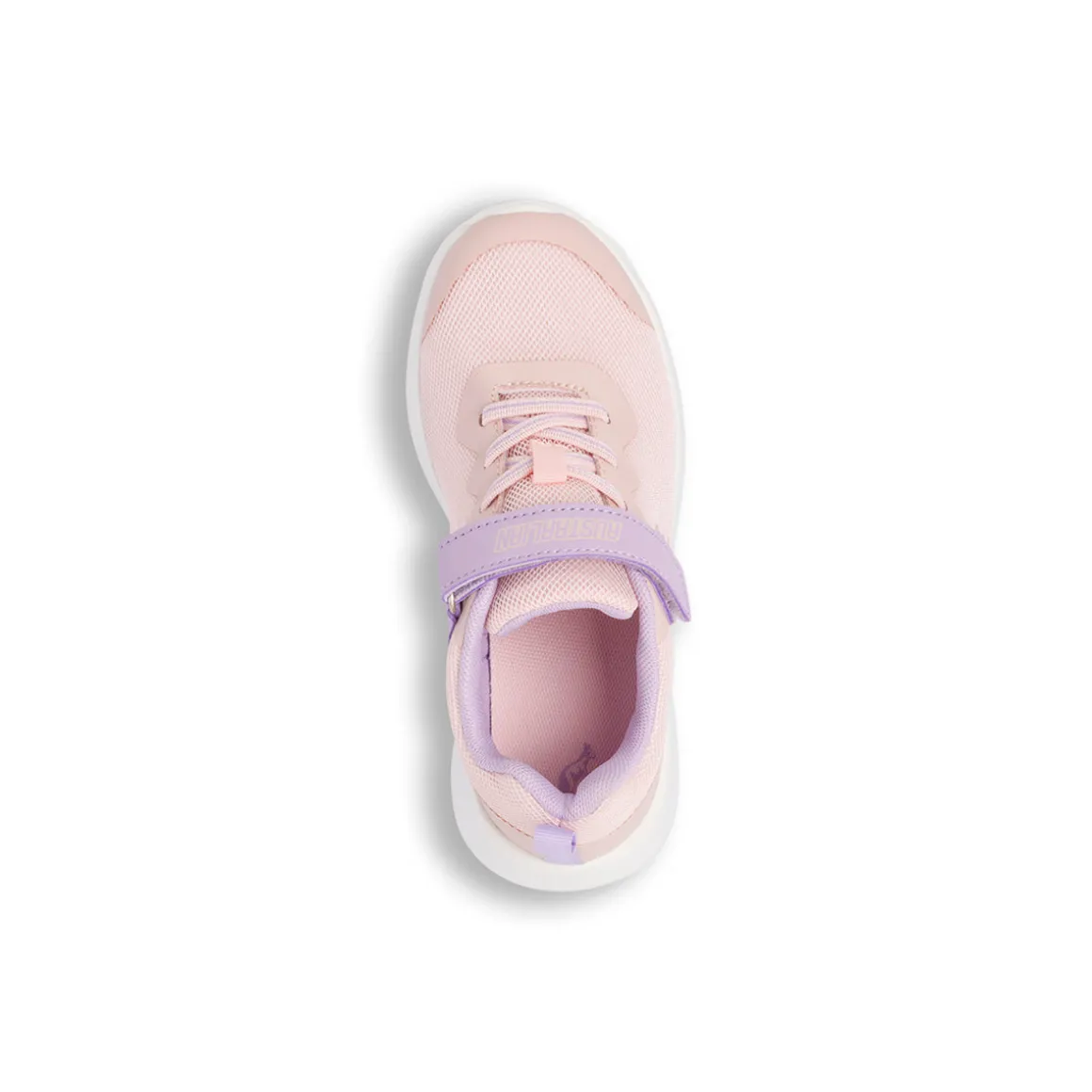 Sneakers rosa da bambina Australian con chiusura a strappo