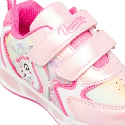 Sneakers rosa da Bambina con strappo Unicorno