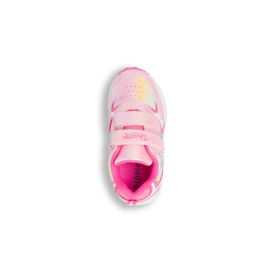 Sneakers rosa da Bambina con strappo Unicorno