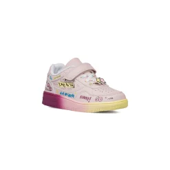 Sneakers rosa da ragazza Le Scarpe di Alice con stampe multicolor