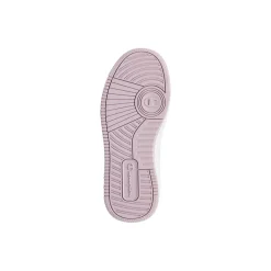 Sneakers rosa e bianche da bambina con chiusura a strappo Champion