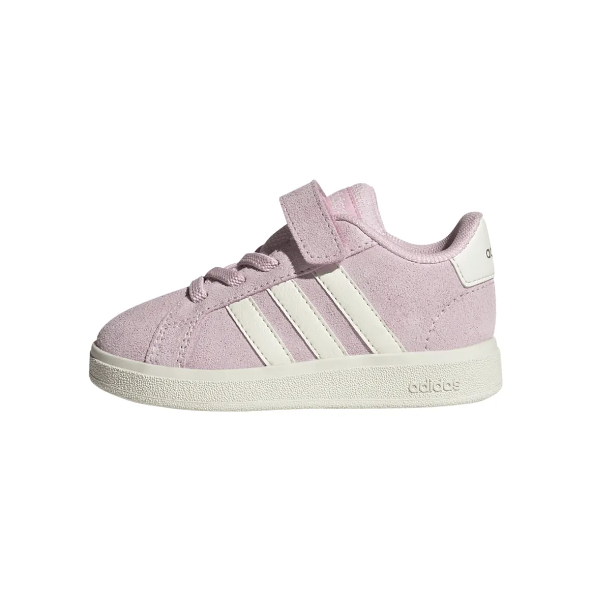 Sneakers rosa effetto scamosciato da Bambina con strappo adidas