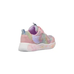 Sneakers rosa glitter da Bambina con Luci nella suola Le scarpe di Alice