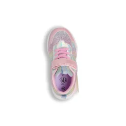Sneakers rosa glitter da Bambina con Luci nella suola Le scarpe di Alice