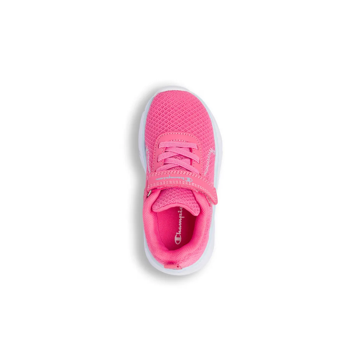 Sneakers rosa Primi Passi Bambina con strappo e logo Champion