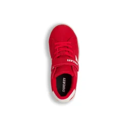 Sneakers rosse da Bambino con chiusura a strappo Ducati