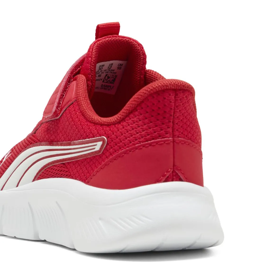 Sneakers rosse da Bambino con strappo Puma Flex Focus