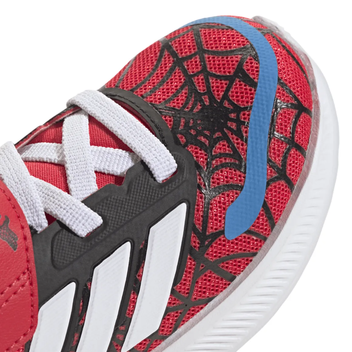 Sneakers rosse da Bambino con stampa Spiderman Runfalcon adidas
