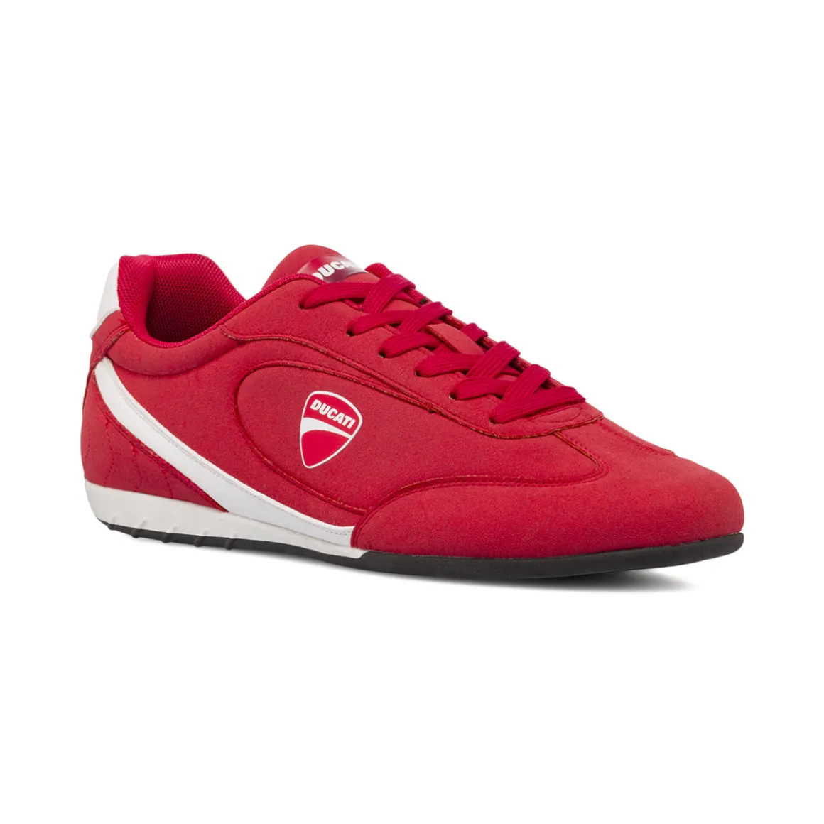 Sneakers rosse effetto scamosciato da Uomo Ducati