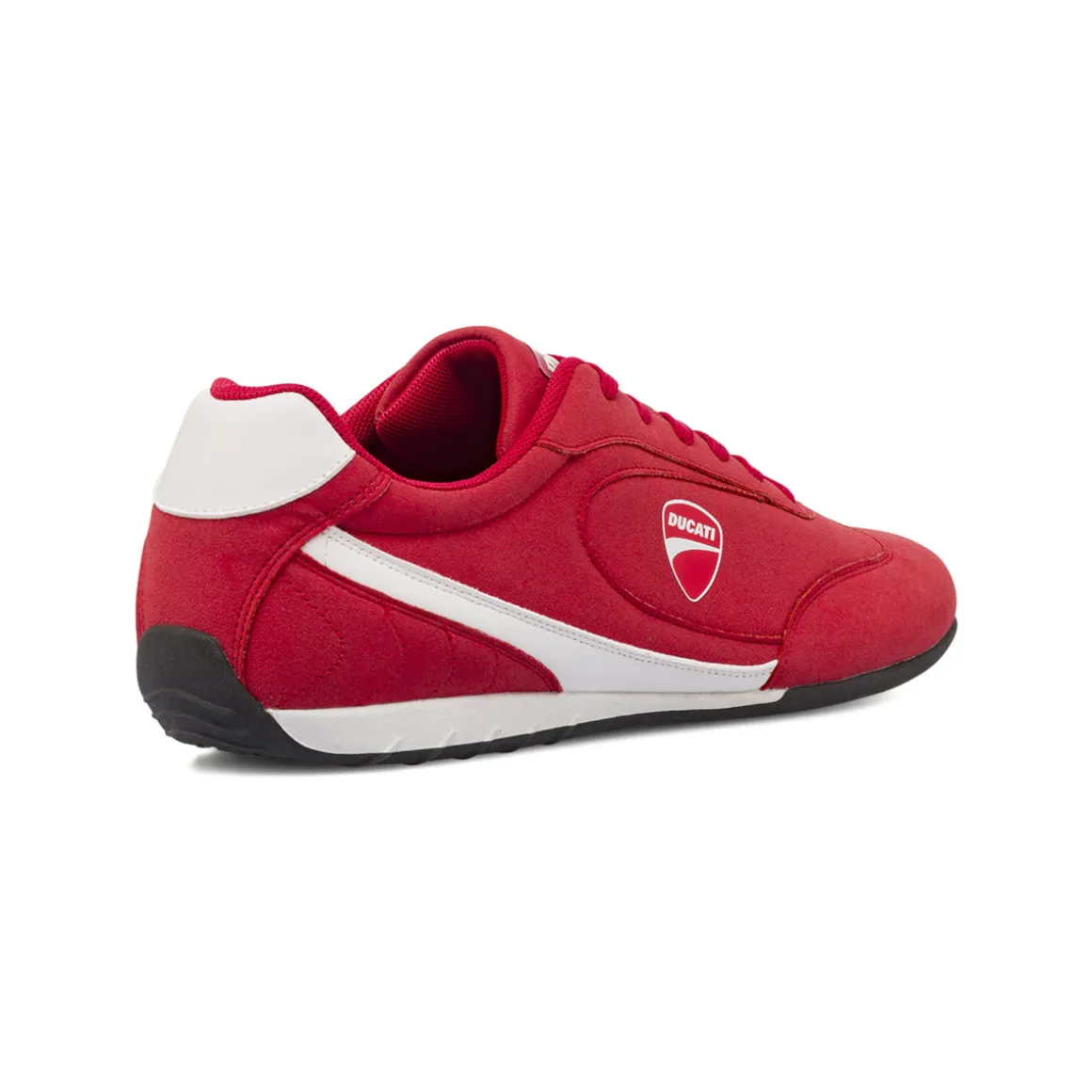 Sneakers rosse effetto scamosciato da Uomo Ducati