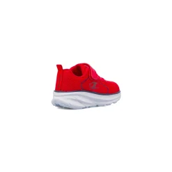 Sneakers rosse Primi Passi Bambino con strappo e logo Champion