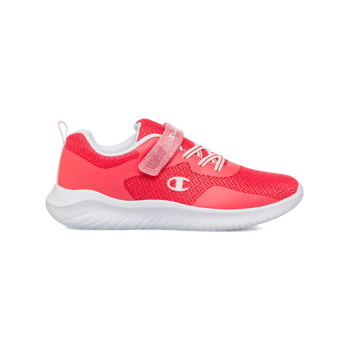 Sneakers Rosso da Bambina e Ragazza con chiusura a strappo Champion Softy Evolve