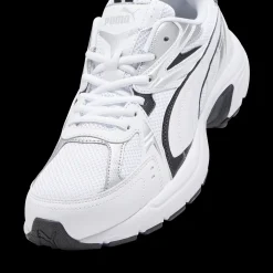 Sneakers Rétro bianche da uomo con dettagli argento e neri Puma Milenio Tech