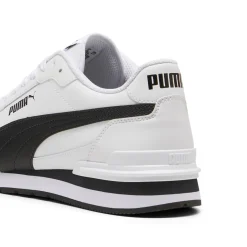 Sneakers Rétro bianche da Uomo con logo laterale nero in contrasto Runner v4 Puma