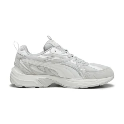 Sneakers Rétro bianche e grigie con logo Puma Milenio Tech