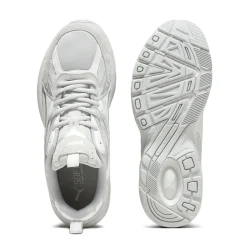 Sneakers Rétro bianche e grigie con logo Puma Milenio Tech
