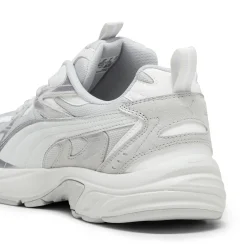 Sneakers Rétro bianche e grigie con logo Puma Milenio Tech