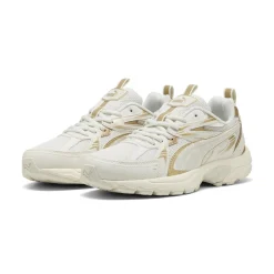 Sneakers Rétro biannco off-white e oro da Donna Puma Milenio Tech