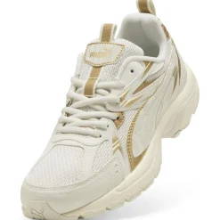 Sneakers Rétro biannco off-white e oro da Donna Puma Milenio Tech